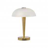 Mercator-Bonita Frosted Glass Shade Touch Table Lamp 